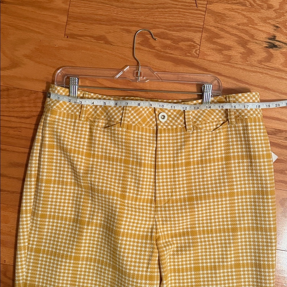 Anthropologie Maeve Retro Plaid Trousers, NWT, size 16 - Picture 15 of 16